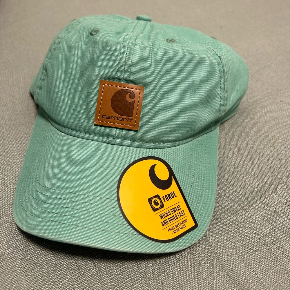 NWT Carhartt Blue Green Cap Hat